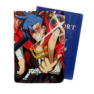 Onyourcases Kamina Tengen Toppa Gurren Lagann Custom Passport Wallet Case With Credit Card Holder Awesome Personalized PU Leather Travel Trip Vacation Top Baggage Cover