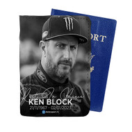 Onyourcases Ken Block Custom Passport Wallet Case With Credit Card Holder Awesome Personalized PU Leather Travel Trip Vacation Top Baggage Cover