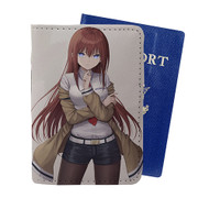 Onyourcases Kurisu Makise Steins Gate Custom Passport Wallet Case With Credit Card Holder Awesome Personalized PU Leather Travel Trip Vacation Top Baggage Cover