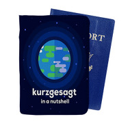 Onyourcases Kurzgesagt In a Nutshell Custom Passport Wallet Case With Credit Card Holder Awesome Personalized PU Leather Travel Trip Vacation Top Baggage Cover