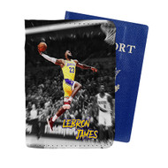 Onyourcases Le Bron James LA Lakers Custom Passport Wallet Case With Credit Card Holder Awesome Personalized PU Leather Travel Trip Vacation Top Baggage Cover