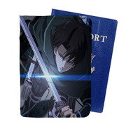 Onyourcases Levi Ackerman Attack on Titan Custom Passport Wallet Case With Credit Card Holder Awesome Personalized PU Leather Travel Trip Vacation Top Baggage Cover