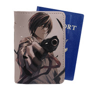 Onyourcases Light Yagami Death Note Custom Passport Wallet Case With Credit Card Holder Awesome Personalized PU Leather Travel Trip Vacation Top Baggage Cover