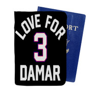 Onyourcases Love For 3 Damar Hamlin Custom Passport Wallet Case With Credit Card Holder Awesome Personalized PU Leather Travel Trip Vacation Top Baggage Cover