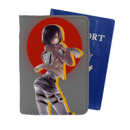 Onyourcases Mikasa Ackerman Attack on Titan Custom Passport Wallet Case With Credit Card Holder Awesome Personalized PU Leather Travel Trip Vacation Top Baggage Cover