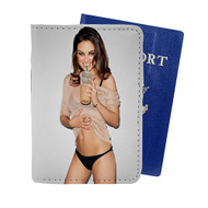 Onyourcases Mila Kunis Custom Passport Wallet Case With Credit Card Holder Awesome Personalized PU Leather Travel Trip Vacation Top Baggage Cover
