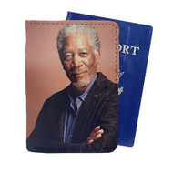 Onyourcases Morgan Freeman Custom Passport Wallet Case With Credit Card Holder Awesome Personalized PU Leather Travel Trip Vacation Top Baggage Cover