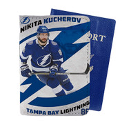 Onyourcases Nikita Kucherov Tampa Bay Lightning Custom Passport Wallet Case With Credit Card Holder Awesome Personalized PU Leather Travel Trip Vacation Top Baggage Cover