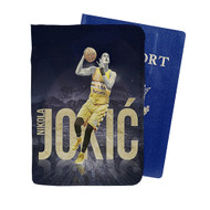Onyourcases Nikola Jokic Denver Nuggets Custom Passport Wallet Case With Credit Card Holder Awesome Personalized PU Leather Travel Trip Vacation Top Baggage Cover
