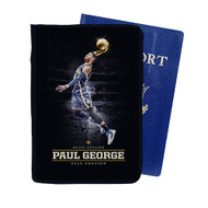 Onyourcases Paul George LA Paul George Custom Passport Wallet Case With Credit Card Holder Awesome Personalized PU Leather Travel Trip Vacation Top Baggage Cover