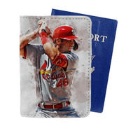 Onyourcases Paul Goldschmidt St Louis Cardinals Custom Passport Wallet Case With Credit Card Holder Awesome Personalized PU Leather Travel Trip Vacation Top Baggage Cover