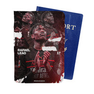 Onyourcases Rafael Leao AC Milan Custom Passport Wallet Case With Credit Card Holder Awesome Personalized PU Leather Travel Trip Vacation Top Baggage Cover