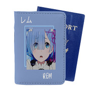 Onyourcases Rem Re Zero Custom Passport Wallet Case With Credit Card Holder Awesome Personalized PU Leather Travel Trip Vacation Top Baggage Cover