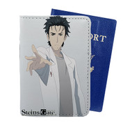 Onyourcases Rintaro Okabe Steins Gate Custom Passport Wallet Case With Credit Card Holder Awesome Personalized PU Leather Travel Trip Vacation Top Baggage Cover