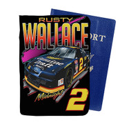 Onyourcases Rusty Wallace Custom Passport Wallet Case With Credit Card Holder Awesome Personalized PU Leather Travel Trip Vacation Top Baggage Cover