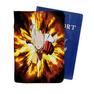 Onyourcases Saitama One Punch Man Custom Passport Wallet Case With Credit Card Holder Awesome Personalized PU Leather Travel Trip Vacation Top Baggage Cover