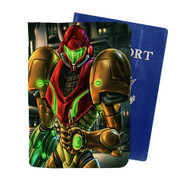 Onyourcases Samus Aran Metroid Custom Passport Wallet Case With Credit Card Holder Awesome Personalized PU Leather Travel Trip Vacation Top Baggage Cover