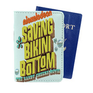 Onyourcases Saving Bikini Bottom The Sandy Cheeks Movie Custom Passport Wallet Case With Credit Card Holder Awesome Personalized PU Leather Travel Trip Vacation Top Baggage Cover
