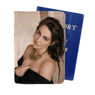 Onyourcases Shailene Woodley Custom Passport Wallet Case With Credit Card Holder Awesome Personalized PU Leather Travel Trip Vacation Top Baggage Cover