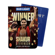 Onyourcases Shakur Stevenson Custom Passport Wallet Case With Credit Card Holder Awesome Personalized PU Leather Travel Trip Vacation Top Baggage Cover