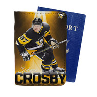 Onyourcases Sidney Crosby Pittsburgh Penguins Custom Passport Wallet Case With Credit Card Holder Awesome Personalized PU Leather Travel Trip Vacation Top Baggage Cover