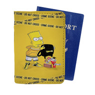 Onyourcases Simpson Do Not Cross Custom Passport Wallet Case With Credit Card Holder Awesome Personalized PU Leather Travel Trip Vacation Top Baggage Cover