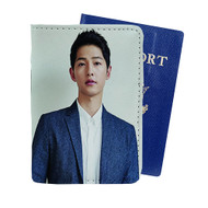 Onyourcases Song Joong Ki Custom Passport Wallet Case With Credit Card Holder Awesome Personalized PU Leather Travel Trip Vacation Top Baggage Cover