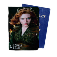 Onyourcases Sophia Lillis Custom Passport Wallet Case With Credit Card Holder Awesome Personalized PU Leather Travel Trip Vacation Top Baggage Cover