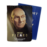 Onyourcases Star Trek Picard Custom Passport Wallet Case With Credit Card Holder Awesome Personalized PU Leather Travel Trip Vacation Top Baggage Cover
