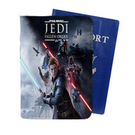 Onyourcases Star Wars Jedi Fallen Order Custom Passport Wallet Case With Credit Card Holder Awesome Personalized PU Leather Travel Trip Vacation Top Baggage Cover