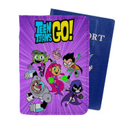 Onyourcases Teen Titans Go Custom Passport Wallet Case With Credit Card Holder Awesome Personalized PU Leather Travel Trip Vacation Top Baggage Cover