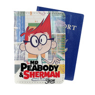 Onyourcases The Mr Peabody Sherman Show Custom Passport Wallet Case With Credit Card Holder Awesome Personalized PU Leather Travel Trip Vacation Top Baggage Cover