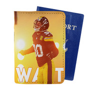 Onyourcases TJ Watt Pittsburgh Steelers Custom Passport Wallet Case With Credit Card Holder Awesome Personalized PU Leather Travel Trip Vacation Top Baggage Cover