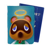 Onyourcases Tom Nook Animal Crossing Custom Passport Wallet Case With Credit Card Holder Awesome Personalized PU Leather Travel Trip Vacation Top Baggage Cover