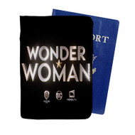 Onyourcases Wonder Woman Custom Passport Wallet Case With Credit Card Holder Awesome Personalized PU Leather Travel Trip Vacation Top Baggage Cover