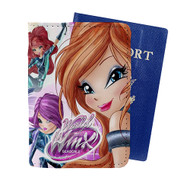 Onyourcases World of Winx Custom Passport Wallet Case With Credit Card Holder Awesome Personalized PU Leather Travel Trip Vacation Top Baggage Cover