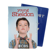 Onyourcases Young Sheldon Custom Passport Wallet Case With Credit Card Holder Awesome Personalized PU Leather Travel Trip Vacation Top Baggage Cover