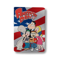 Onyourcases American Dad Custom Passport Wallet Case With Credit Card Holder Awesome Personalized PU Leather Travel Trip Vacation Baggage Top Cover