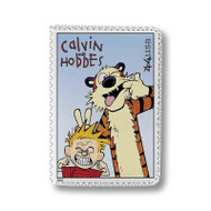 Onyourcases Calvin and Hobbes Custom Passport Wallet Case With Credit Card Holder Awesome Personalized PU Leather Travel Trip Vacation Baggage Top Cover