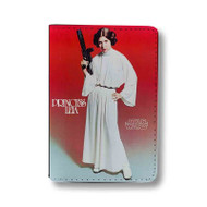 Onyourcases Carrie Fisher as Princes Leia Custom Passport Wallet Case With Credit Card Holder Awesome Personalized PU Leather Travel Trip Vacation Baggage Top Cover