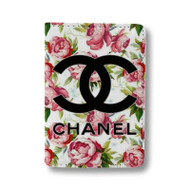 Onyourcases coco chanel multicolored wallpaper for walls Custom Passport Wallet Case With Credit Card Holder Awesome Personalized PU Leather Travel Trip Vacation Baggage Top Cover