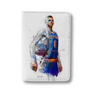 Onyourcases kristaps porzingis art Custom Passport Wallet Case With Credit Card Holder Awesome Personalized PU Leather Travel Trip Vacation Baggage Top Cover