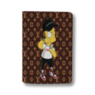 Onyourcases louis vuitton cartoon wallpaper Custom Passport Wallet Case With Credit Card Holder Awesome Personalized PU Leather Travel Trip Vacation Baggage Top Cover