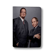 Onyourcases Penn and Teller Custom Passport Wallet Case With Credit Card Holder Awesome Personalized PU Leather Travel Trip Vacation Baggage Top Cover