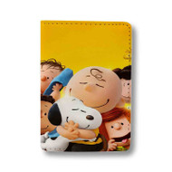 Onyourcases snoopy and charlie brown movie wallpaper Custom Passport Wallet Case With Credit Card Holder Awesome Personalized PU Leather Travel Trip Vacation Baggage Top Cover