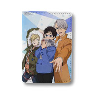 Onyourcases Yuuri Katsuki Viktor Nikiforov Yuri on Ice Custom Passport Wallet Case With Credit Card Holder Awesome Personalized PU Leather Travel Trip Vacation Baggage Top Cover
