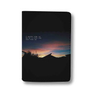 Onyourcases Aesthetic Sunrise Quotes Custom Passport Wallet Top Case With Credit Card Holder Awesome Personalized PU Leather Travel Trip Vacation Baggage Cover