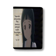 Onyourcases Anime Sword Art Quotes Custom Passport Wallet Top Case With Credit Card Holder Awesome Personalized PU Leather Travel Trip Vacation Baggage Cover
