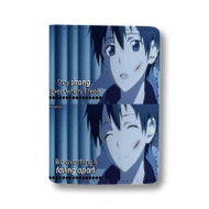Onyourcases Anime Sword Quotes Custom Passport Wallet Top Case With Credit Card Holder Awesome Personalized PU Leather Travel Trip Vacation Baggage Cover