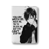 Onyourcases Anime Try Me Quotes Custom Passport Wallet Top Case With Credit Card Holder Awesome Personalized PU Leather Travel Trip Vacation Baggage Cover